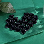 QINJIEJIE 20 PCS Natural Heart Healing Crystals Black Obsidian Polished Stones Pocket Crystal Palm Mini Cute Love Gemstones Set Bulk Wholesale Reiki Energy Balancing Meditation Valentine's Day Gift