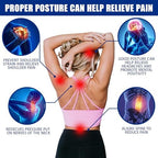 Posture Corrector for Women and Men - Adjustable Back Brace for Pain Relief - Enhances Posture and Provides Lumbar Support - Upper and Lower Back Straightener - Breathable Back Support (Black, X-Large)