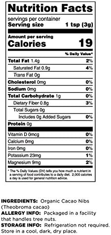 Terrasoul Superfoods Raw Organic Cacao Nibs, 2 Lbs (2 Pack) - Raw | Keto | Vegan