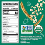 Earth's Best Organic Baby Food, Organic Whole Grain Oatmeal Baby Cereal, Non-GMO, Easily Digestible and Iron Fortified Baby Food, 8 oz Box (Pack of 12)