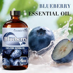 Blueberry Essential Oil Fragrance Oil for Aroma Diffuser,Humidifier,Home Fragrance,Cleaning,Body Care,Massage,Yoga,DIY Candle,DIY Soap CosmicVeil（Blueberry，4 Fl Oz (Pack of 1)）