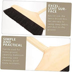 Horsehair Broom with Long Handle Soft Pine Bristles for Hardwood Floors Tile Surfaces Indoor Home Cleaning Sweeping Tool 37In