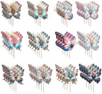48-Piece Butterfly Cupcake Toppers for Baby Shower, Birthday, Wedding, Masquerade, Engagement & Bridal Shower, anniversary Decorations