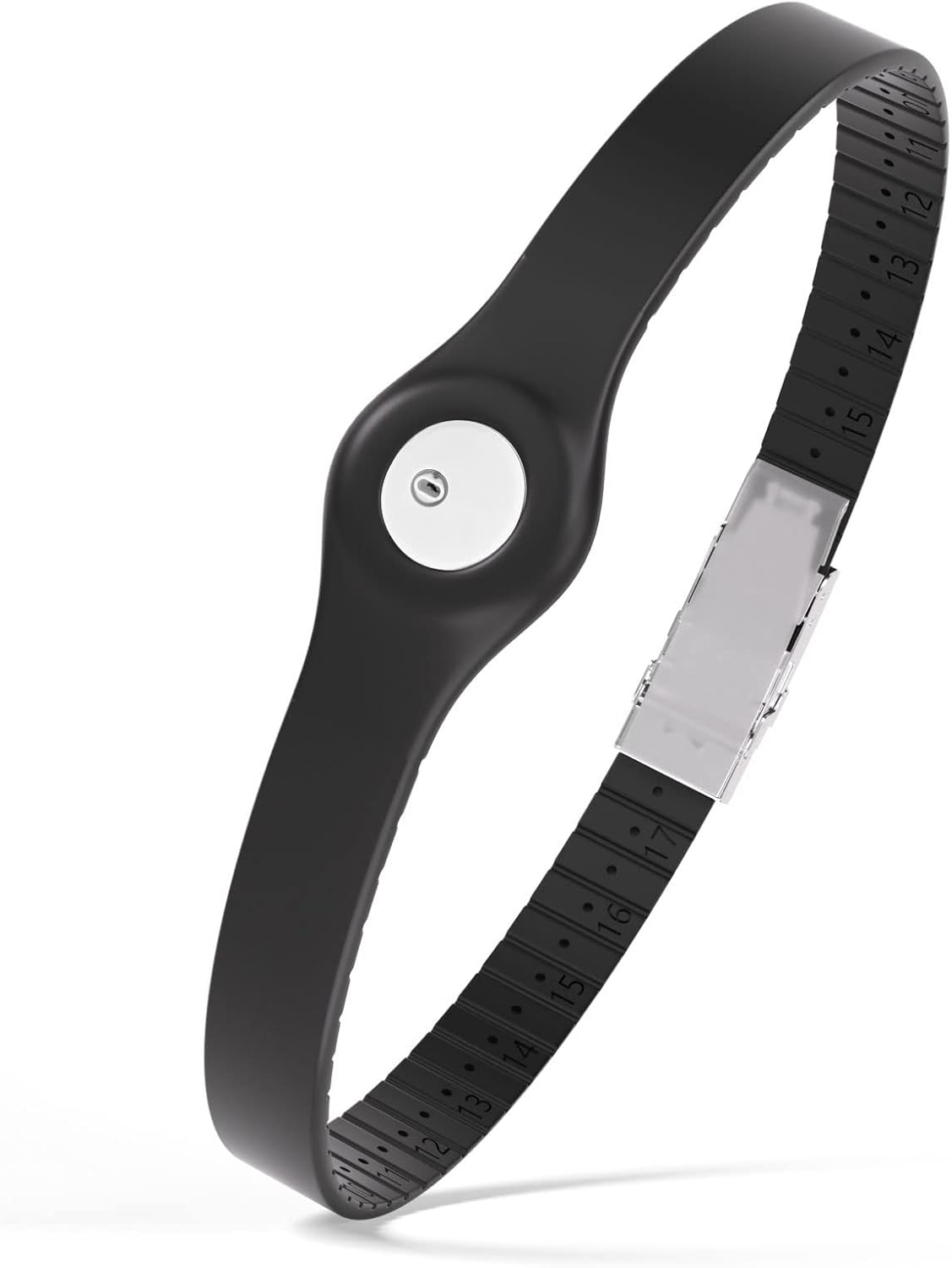Divoti Glucose Monitor Sensor Cover Armband Compatible for Freestyle CGM Libre 3| Silicone Adjustable Trim to Fit, & Quickly Put-on- Waterproof, Hypoallergenic Black