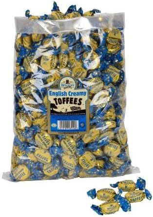 Walkers' Nonsuch English Creamy Toffees | with Whole Milk & Butter | Imported from UK | Traditional British Sweets | Classic English Toffee | 88.18 Oz (2.5kg)