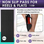 8 Pcs Non Slip Pads for Heels & Flats–Adhesive Sole Grips, Anti Slip Sole Protector for Slippery Bottoms, Grip Stickers for Women and Men