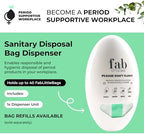 Fab Little Bag Feminine Hygiene Disposable Bags Holder for Tampons and Sanitary Pads, Feminine Care Products Dispenser