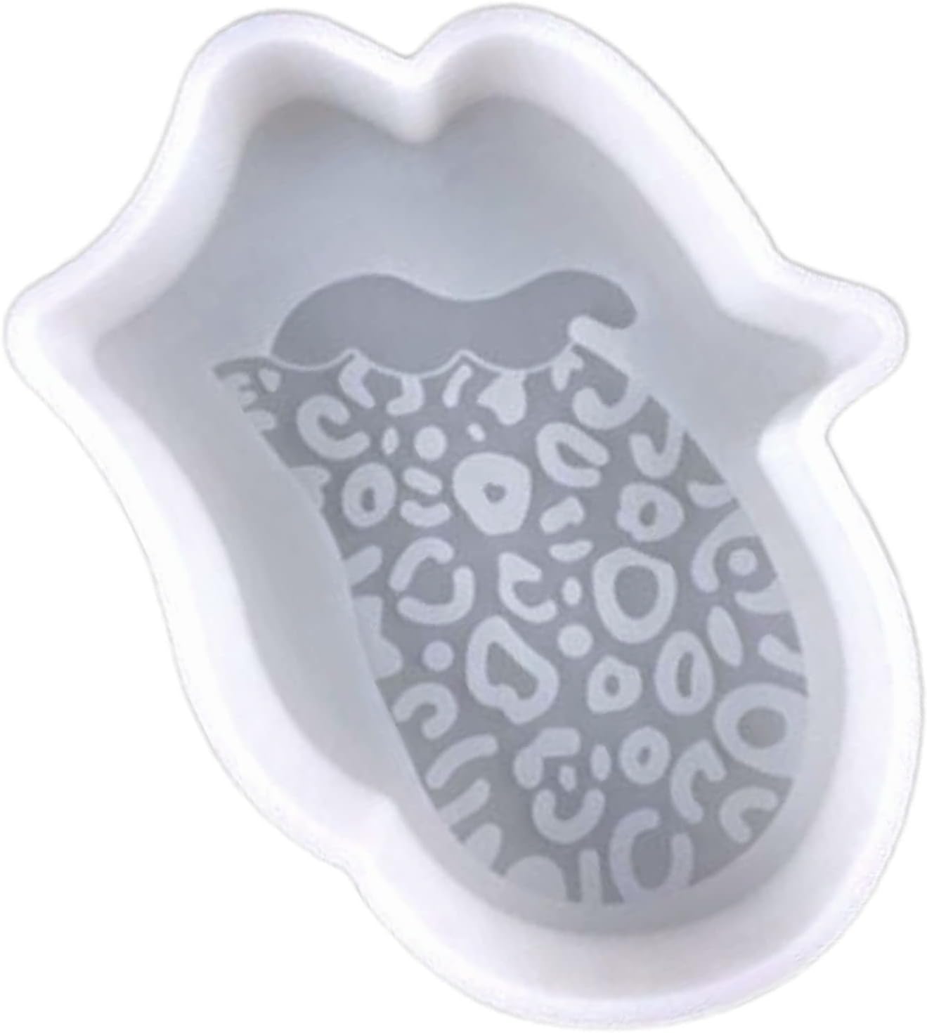 Leopard Tongue Silicone Mold | Size 3.75" Wide x 5.25" Long x 1" Deep | Leopard Tongue Design for Freshie, Soap, Resin, Candles