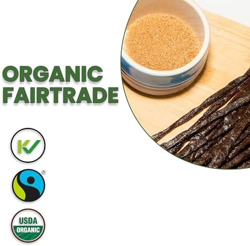 10 Count Organic Madagascar Vanilla Beans – Grade A Bourbon Pods | Gourmet Whole Vanilla Beans for Baking, Cooking, Extract Making | Rich Aroma, Premium Flavor, Non-GMO, Vegan
