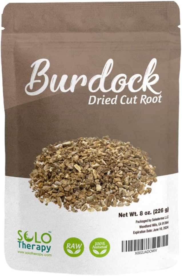Burdock Root, Dried Cut & Sifted, 8 oz, Arctium lappa L, Burdock Herbal Tea, Product from Turkey, Packaged in the USA (8 oz.)