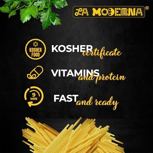 LA MODERNA, Vermicelli Pasta, 7 oz (Pack of 20) | Enriched Durum Wheat Semolina | Kosher, Non-GMO, Iron and Vitamin-Fortified | Family-Size Value Pack of Thin Noodles for Soups and Quick Meals