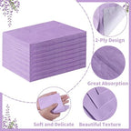 NatNarr 60 Pcs Light Purple Disposable Napkins - 2-Ply Paper, 20 x 11 cm (folded), 40 x 33 cm (unfolded), Perfect for Home, Restaurants, Parties
