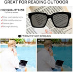 OCCI CHIARI Reading Sunglasses Women Men Oversized Full Lens Sunglass Readers 1.0 1.25 1.5 1.75 2.0 2.25 2.5 2.75 3.0 3.5 4.0