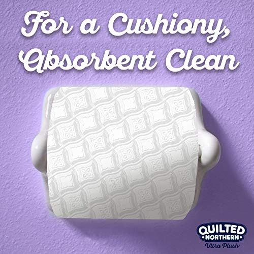 Quilted Northern Ultra Plush Toilet Paper, 12 Double Rolls, 12 = 24 Regular Rolls, 3 Ply Bath Tissue