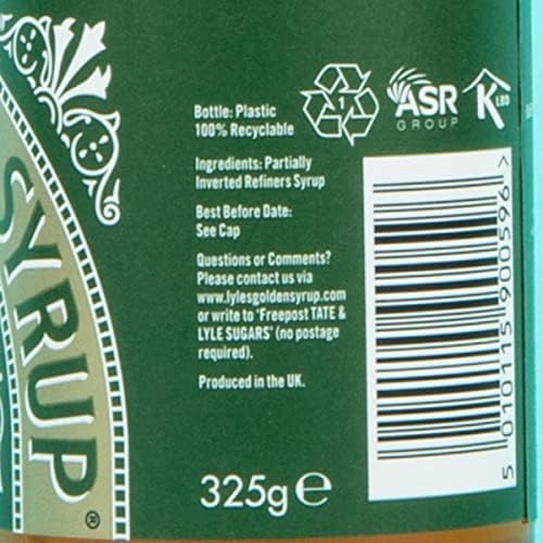 Lyle's Golden Syrup, Original, 11 oz Bottles, (6 Pack)
