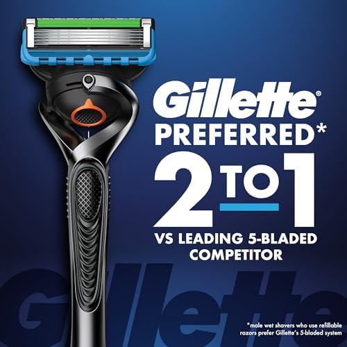 Gillette Fusion5 ProGlide Razor Blade Refills for Men, 5 Count