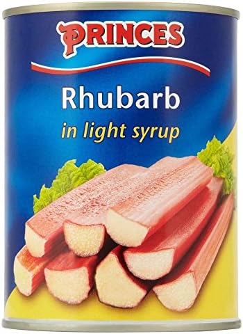 Princes Rhubarb in Light Syrup (540g) - Pack of 2