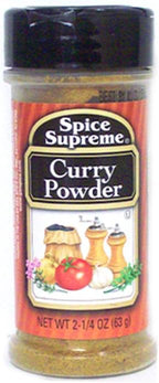Spice Supreme Curry Powder 2.25-oz plastic shaker