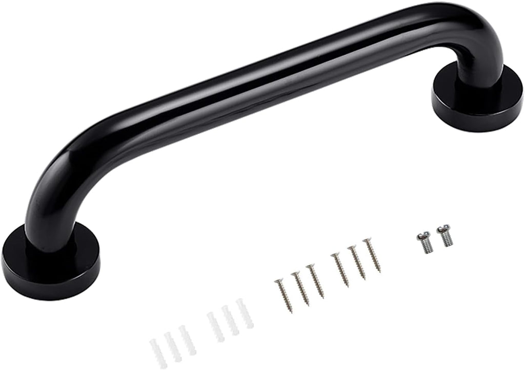 12'' Grab Handle Railing Wall Railing for Elderly Handrail Grab Rail Stainless Steel Pipe Hand Rail Safety Handle Bar Banister Rail Indoor & Outdoor Grab Bar