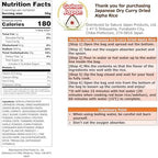 GOHAN JAPAN by Onisi Instant Rice, Dry Curry, Just Add Hot or Cold Water, Made in Japan, 5.5-Year Shelf Life, for Camping, Hiking & Emergency Prep, 3.5 oz (100g), Pack of 1