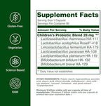 Flora - Udo's Choice Children's Probiotic Blend, with Seven Child-Specific Strains, 5 Billion Cells of Raw Probiotics, Formulated for Ages 5-15, Regain and Retain Gut Health, 60 Capsules