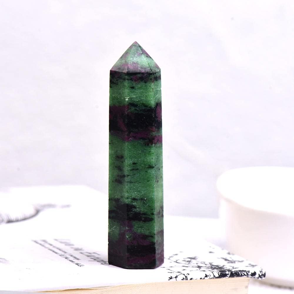 1PC Natural Crystal Column Quartz Rock Mineral Specimen Crystal Point Quartz Rainbow Wand Home DecorEnergy Stone-morganite_50-60mm