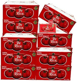 De Rica Tomato Paste 7Og(2.4oz) Pack of 5 (1 BOX (PACK OF 50) 7.5LB (BULK PRICE)