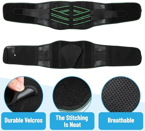 DR JK- Lower Back Brace with Lumbar Pad for Men and Women, XL, Back Brace for Lower Back Pain, Sciatica, Scoliosis, Herniated Disc with Adjustable Support Straps