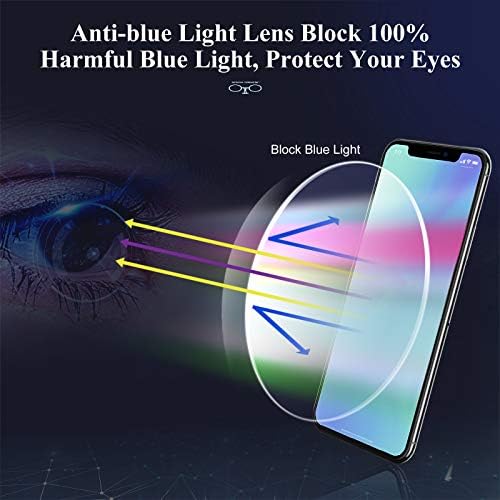 Lcbestbro 3 Pack Blue light Blocking Reading Glasses for Men, Stylish Metal Frame Readers