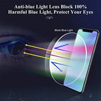 Lcbestbro 3 Pack Blue light Blocking Reading Glasses for Men, Stylish Metal Frame Readers