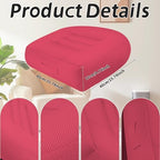 Car Booster Thick Height Adjustable Seat Cushion with Breathable Mesh Cover, Portable Seat Cushion for Driving, Office Chairs Wheelchairs Trucks SUV's and Home Use Pink