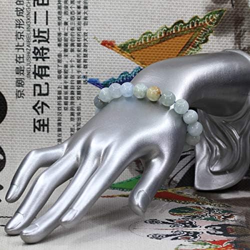 Keleny Fashion Crystal Man Women Stretch Bracelet 10mm Round Beads Rock Jasper 7 Inch Unisex