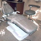 JMU 125Pcs Dental Full Chair Cover, 29" x 80" Disposable Clear Plastic Sleeve Protector