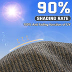 90% Sun Shade Cloth, Kesfitt 12x20FT Garden Shade Cover with Reinforced Grommets, Mesh Tarp Sun Privacy Screen for Greenhouse, Plant, Pergola, and Backyard Patio Sunshade