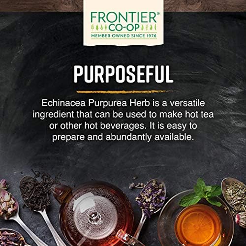 Frontier Co-op Organic Cut and Sifted Echinacea Purpurea Herb 2.26oz