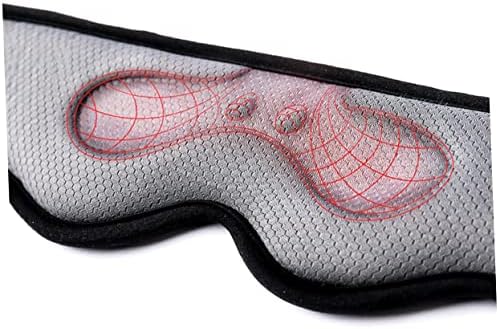 FRCOLOR USB Heated Steam Eye Mask for Dry Eyes Adjustable Blindfold Warm Compress for Fatigue Relief for Travel and Home Use