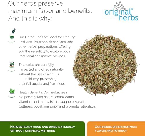 COLTSFOOT HERB TEA (Tussilago Farfara L) - 100% Pure & Natural, Wild-Crafted, Loose Leaf Herbal Tea - 30g (1.06oz) - Original Herbs Herbal Tea