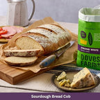 Doves Farm Organic Strong White Bread Flour 3.3 lb (1.5 kg) - High Protein British Baking Flour for Bread, Rolls and Sourdoughs | Kosher Certified & Vegan Friendly | Authentic UK Import