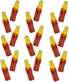 Fruidles Soda Bottles Gummi Cola Candy, Delicious Multicolor Fruit Flavors, Party Candy (Half-Pound)
