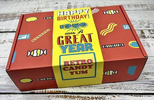 RETRO CANDY YUM ~ 1956 70th Birthday Gift Box Nostalgic Mix from Childhood for 70 Year Old Man or Woman Born 1956 Jr