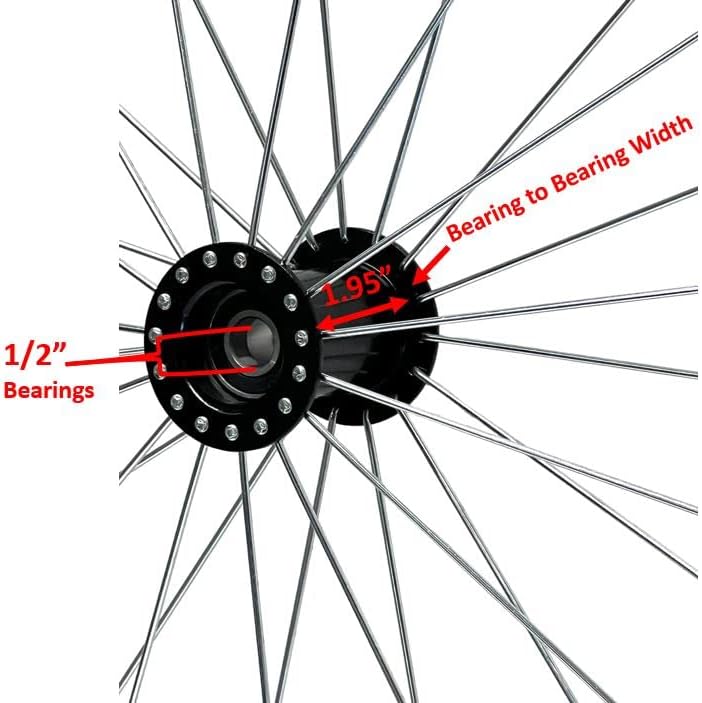 Lightweight 24" X 1 3/8" Wheelchair Wire Spoke Wheel With Soft Roll Tire