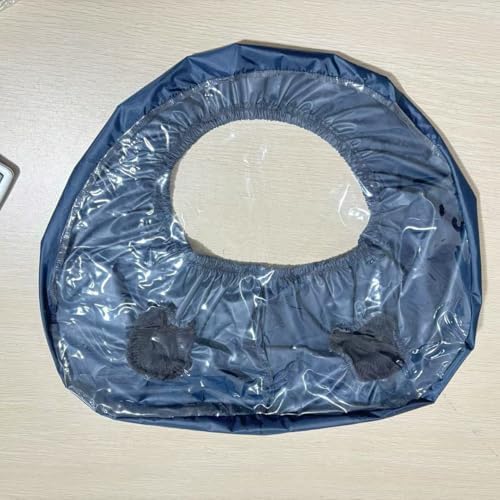 Mobility Scooter Control Panel Tiller Cover 19"x15"x8.6" Fit for Various 3/4 wheels Mobility Scooters, Heavy-Duty Clear PVC with Elastic Cuffs, Rain Guard for Outdoor Travel & Emergency Use