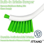 ITTAHO 3 Pack Dish Brush,Dish Scrub Brush, Kitchen Scrub Brush for Cleaning Dishes, Double Sided Bristles Scrubber Cleaner for Dishes,Sink,Pots,Pans,Bathroom Shower,Tile,Tubs
