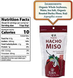 Eden Organic Hacho Miso, Traditionally Made in Japan, Soy, Koji, Rich in Umami, Dark Red, Aged 3 Years, Hatcho, 12.1 oz