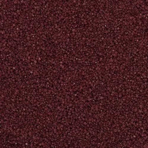 BURGUNDY/MAROON Sugar Crystals - 4 oz shaker jar - Edible Sugar Sprinkles/Sanding Sugar for Cakes, Cupcakes, Cookies, Icing, Chocolate