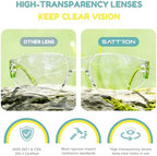Kids Safety Glasses 24 Pack, ANSI Z87.1 Bulk Clear Lens Child Protective Glasses Scratch and Impact Resistant Youth Safety Goggles with Multicolor Frame for School Science DIY