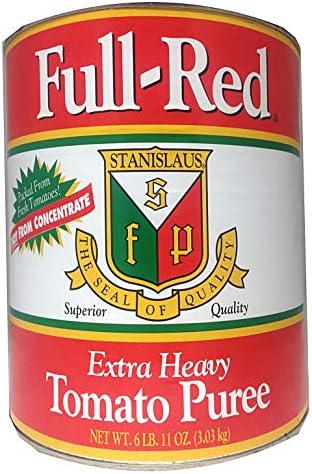 Stanislaus, Full-Red Extra Heavy Tomato Puree, 102 oz