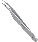 Staleks Pro Professional Eyelash Tweezers Expert 40 Type 11 – Curved – Lash Separation – Stainless Steel – Anti-Fatigue Design