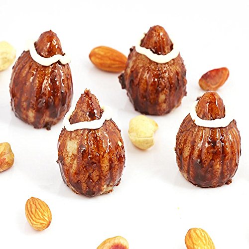 Ghasitaram Gifts Indian Sweets - Ganesha Chaturthi Gifts, Bournvita Cashew Modaks, 200g
