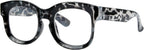 Eyekepper Large Frame Glasses for Women Reading - Oversize Reading Eyeglasses Readers - Grey Tortoise +2.25